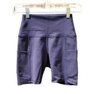 Mipaws‎ Stretchy Yoga Exercise Workout Shorts Pockets XS NWT